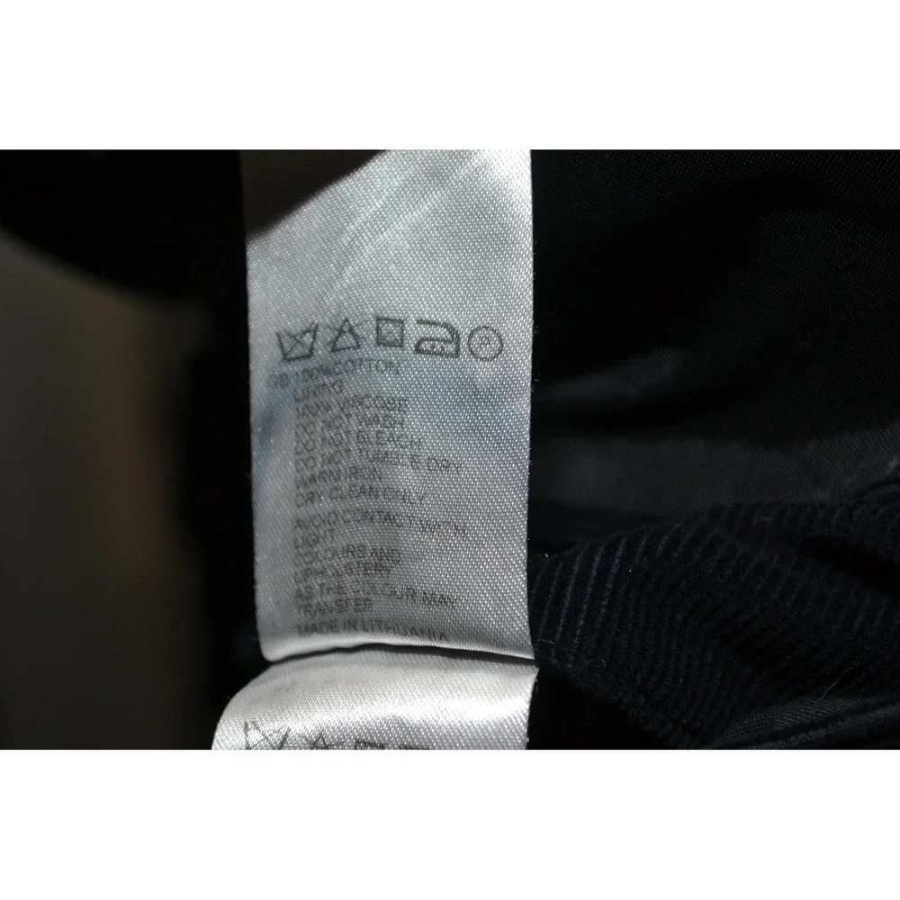 Reiss Blazer Mens 38S Navy Blue Corduroy Cotton Casual Luxury‎ Sport Coat Jacket